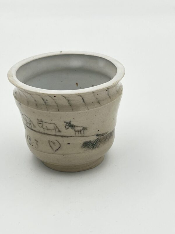 w001-004 — hand illustrated cup - Image 2
