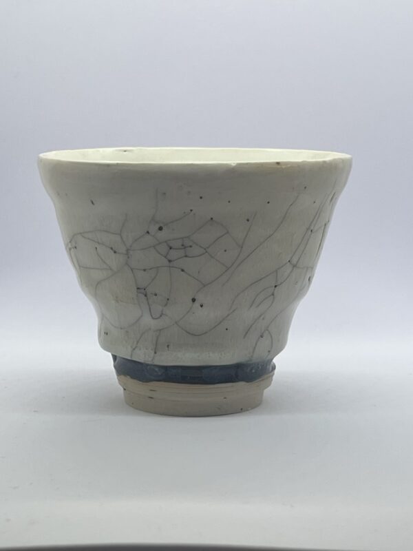 w001-009 — handmade craqué bowl