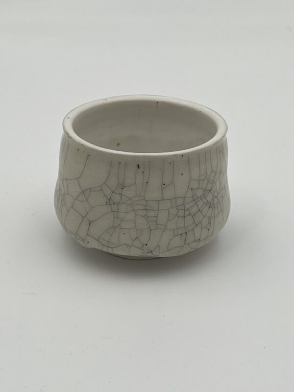 w001-011 — handmade craqué cup